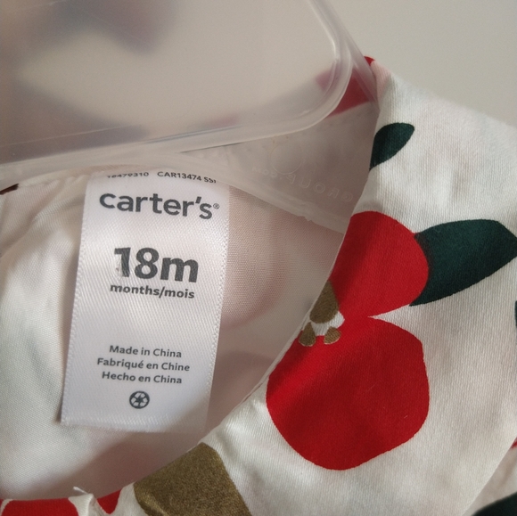 Carter's holidays baby dress size 18 months - Picture 6 of 6